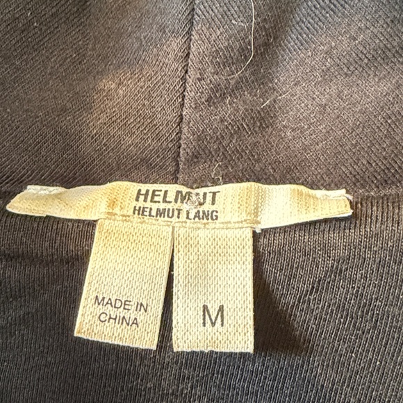 Helmut Lang Asymmetrical Villious Knit Moto Jacket Black Medium - Picture 2 of 6